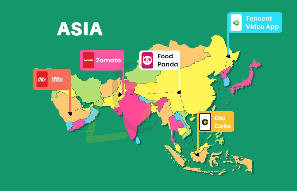 Top On-Demand Apps in Asia